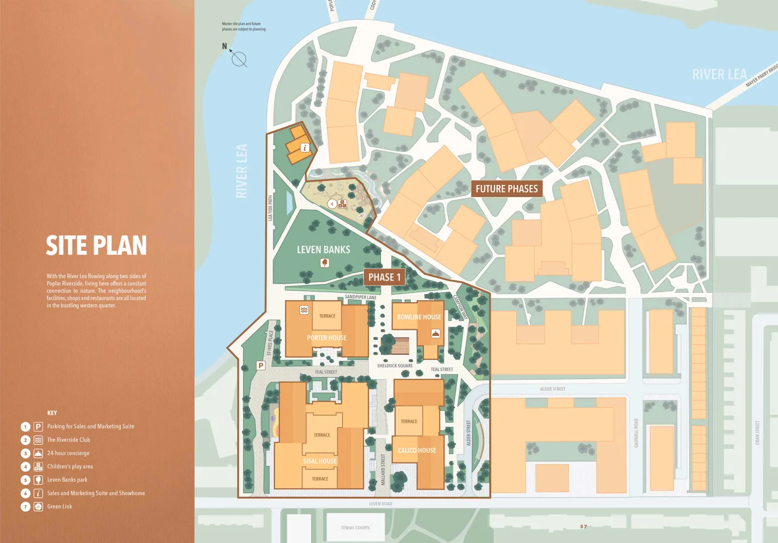 Poplar Riverside Site Planı